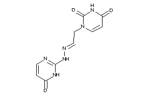 1-[2-[(6-keto-1H-pyrimidin-2-yl)hydrazono]ethyl]pyrimidine-2,4-quinone