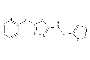 2-furfuryl-[5-(2-pyridylthio)-1,3,4-thiadiazol-2-yl]amine