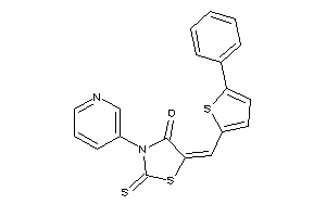 5-[(5-phenyl-2-thienyl)methylene]-3-(3-pyridyl)-2-thioxo-thiazolidin-4-one