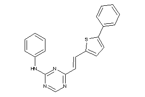 Phenyl-[4-[2-(5-phenyl-2-thienyl)vinyl]-s-triazin-2-yl]amine