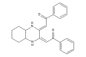 2-(3-phenacylidene-1,4,4a,5,6,7,8,8a-octahydroquinoxalin-2-ylidene)-1-phenyl-ethanone