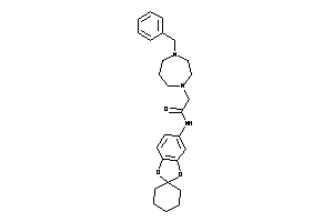 2-(4-benzyl-1,4-diazepan-1-yl)-N-spiro[1,3-benzodioxole-2,1'-cyclohexane]-5-yl-acetamide