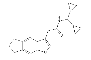 N-(dicyclopropylmethyl)-2-(6,7-dihydro-5H-cyclopenta[f]benzofuran-3-yl)acetamide