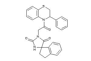 3-[2-keto-2-(3-phenyl-2,3-dihydro-1,4-benzothiazin-4-yl)ethyl]spiro[imidazolidine-5,1'-indane]-2,4-quinone