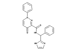 N-[1H-imidazol-2-yl(phenyl)methyl]-4-keto-1-phenyl-pyridazine-3-carboxamide