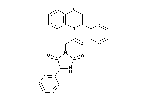 3-[2-keto-2-(3-phenyl-2,3-dihydro-1,4-benzothiazin-4-yl)ethyl]-5-phenyl-hydantoin