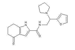 N-[2-(2-furyl)-2-pyrrolidino-ethyl]-4-keto-1,5,6,7-tetrahydroindole-2-carboxamide