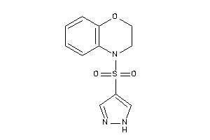 4-(1H-pyrazol-4-ylsulfonyl)-2,3-dihydro-1,4-benzoxazine