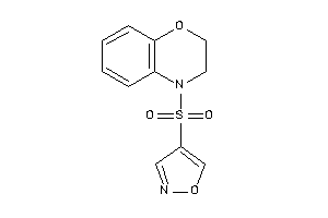 4-isoxazol-4-ylsulfonyl-2,3-dihydro-1,4-benzoxazine