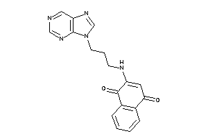 2-(3-purin-9-ylpropylamino)-1,4-naphthoquinone