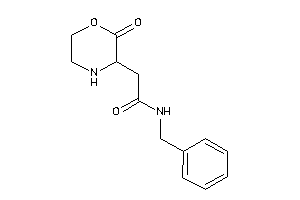 N-benzyl-2-(2-ketomorpholin-3-yl)acetamide