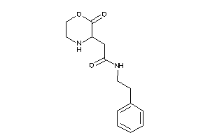 2-(2-ketomorpholin-3-yl)-N-phenethyl-acetamide