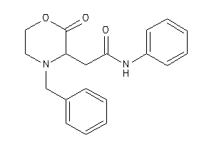 2-(4-benzyl-2-keto-morpholin-3-yl)-N-phenyl-acetamide