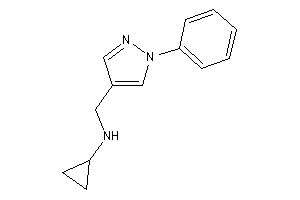 Cyclopropyl-[(1-phenylpyrazol-4-yl)methyl]amine