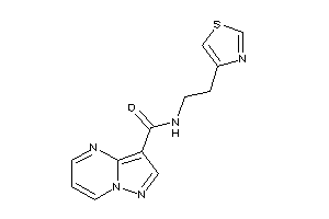 N-(2-thiazol-4-ylethyl)pyrazolo[1,5-a]pyrimidine-3-carboxamide