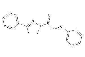 2-phenoxy-1-(3-phenyl-2-pyrazolin-1-yl)ethanone