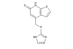 4-[(4H-1,2,4-triazol-3-ylthio)methyl]-7H-thieno[2,3-b]pyridin-6-one