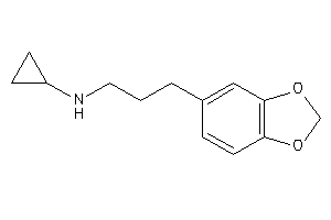 3-(1,3-benzodioxol-5-yl)propyl-cyclopropyl-amine