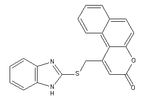 1-[(1H-benzimidazol-2-ylthio)methyl]benzo[f]chromen-3-one