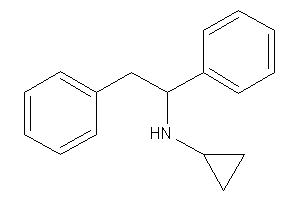 Cyclopropyl(1,2-diphenylethyl)amine