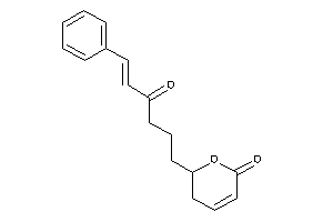 2-(4-keto-6-phenyl-hex-5-enyl)-2,3-dihydropyran-6-one