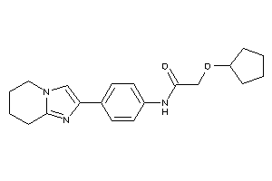 2-(cyclopentoxy)-N-[4-(5,6,7,8-tetrahydroimidazo[1,2-a]pyridin-2-yl)phenyl]acetamide