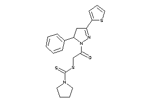 Pyrrolidine-1-carbodithioic Acid [2-keto-2-[5-phenyl-3-(2-thienyl)-2-pyrazolin-1-yl]ethyl] Ester