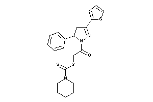 Piperidine-1-carbodithioic Acid [2-keto-2-[5-phenyl-3-(2-thienyl)-2-pyrazolin-1-yl]ethyl] Ester