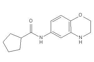 N-(3,4-dihydro-2H-1,4-benzoxazin-6-yl)cyclopentanecarboxamide