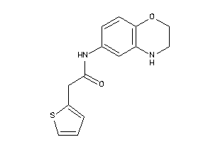 N-(3,4-dihydro-2H-1,4-benzoxazin-6-yl)-2-(2-thienyl)acetamide