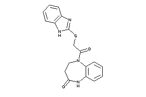 1-[2-(1H-benzimidazol-2-ylthio)acetyl]-3,5-dihydro-2H-1,5-benzodiazepin-4-one