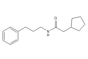 2-cyclopentyl-N-(3-phenylpropyl)acetamide