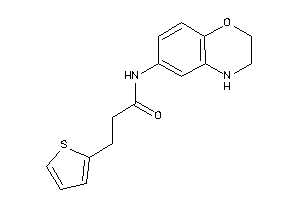 N-(3,4-dihydro-2H-1,4-benzoxazin-6-yl)-3-(2-thienyl)propionamide