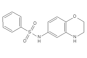 N-(3,4-dihydro-2H-1,4-benzoxazin-6-yl)benzenesulfonamide