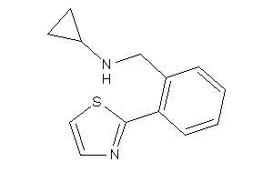 Cyclopropyl-(2-thiazol-2-ylbenzyl)amine