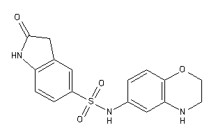 N-(3,4-dihydro-2H-1,4-benzoxazin-6-yl)-2-keto-indoline-5-sulfonamide