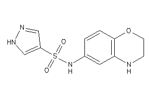 N-(3,4-dihydro-2H-1,4-benzoxazin-6-yl)-1H-pyrazole-4-sulfonamide