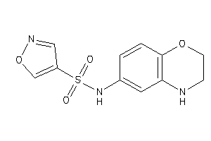 N-(3,4-dihydro-2H-1,4-benzoxazin-6-yl)isoxazole-4-sulfonamide
