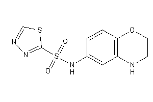 N-(3,4-dihydro-2H-1,4-benzoxazin-6-yl)-1,3,4-thiadiazole-2-sulfonamide