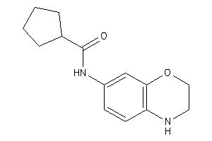 N-(3,4-dihydro-2H-1,4-benzoxazin-7-yl)cyclopentanecarboxamide