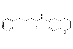 Image of N-(3,4-dihydro-2H-1,4-benzoxazin-7-yl)-3-phenoxy-propionamide