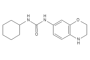 1-cyclohexyl-3-(3,4-dihydro-2H-1,4-benzoxazin-7-yl)urea