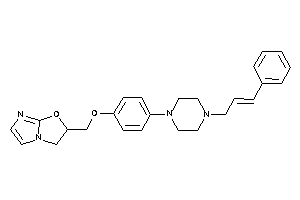 Image of 2-[[4-(4-cinnamylpiperazino)phenoxy]methyl]-2,3-dihydroimidazo[2,1-b]oxazole