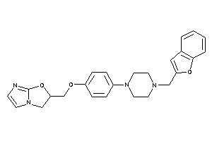 2-[[4-[4-(benzofuran-2-ylmethyl)piperazino]phenoxy]methyl]-2,3-dihydroimidazo[2,1-b]oxazole
