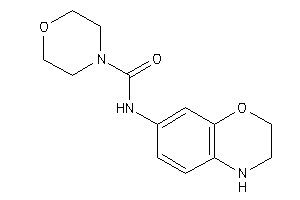 N-(3,4-dihydro-2H-1,4-benzoxazin-7-yl)morpholine-4-carboxamide