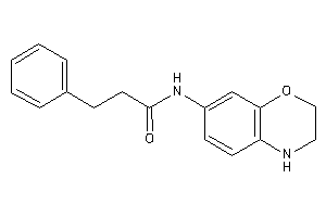 N-(3,4-dihydro-2H-1,4-benzoxazin-7-yl)-3-phenyl-propionamide