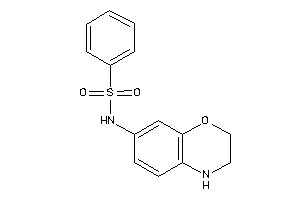 N-(3,4-dihydro-2H-1,4-benzoxazin-7-yl)benzenesulfonamide