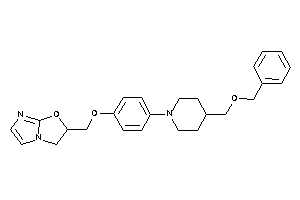 2-[[4-[4-(benzoxymethyl)piperidino]phenoxy]methyl]-2,3-dihydroimidazo[2,1-b]oxazole
