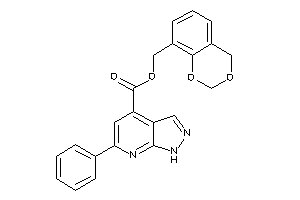 6-phenyl-1H-pyrazolo[3,4-b]pyridine-4-carboxylic Acid 4H-1,3-benzodioxin-8-ylmethyl Ester