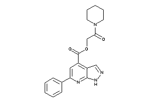 6-phenyl-1H-pyrazolo[3,4-b]pyridine-4-carboxylic Acid (2-keto-2-piperidino-ethyl) Ester